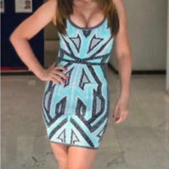 Herve Leger Knit Bandage Dress - Picture 2 of 6